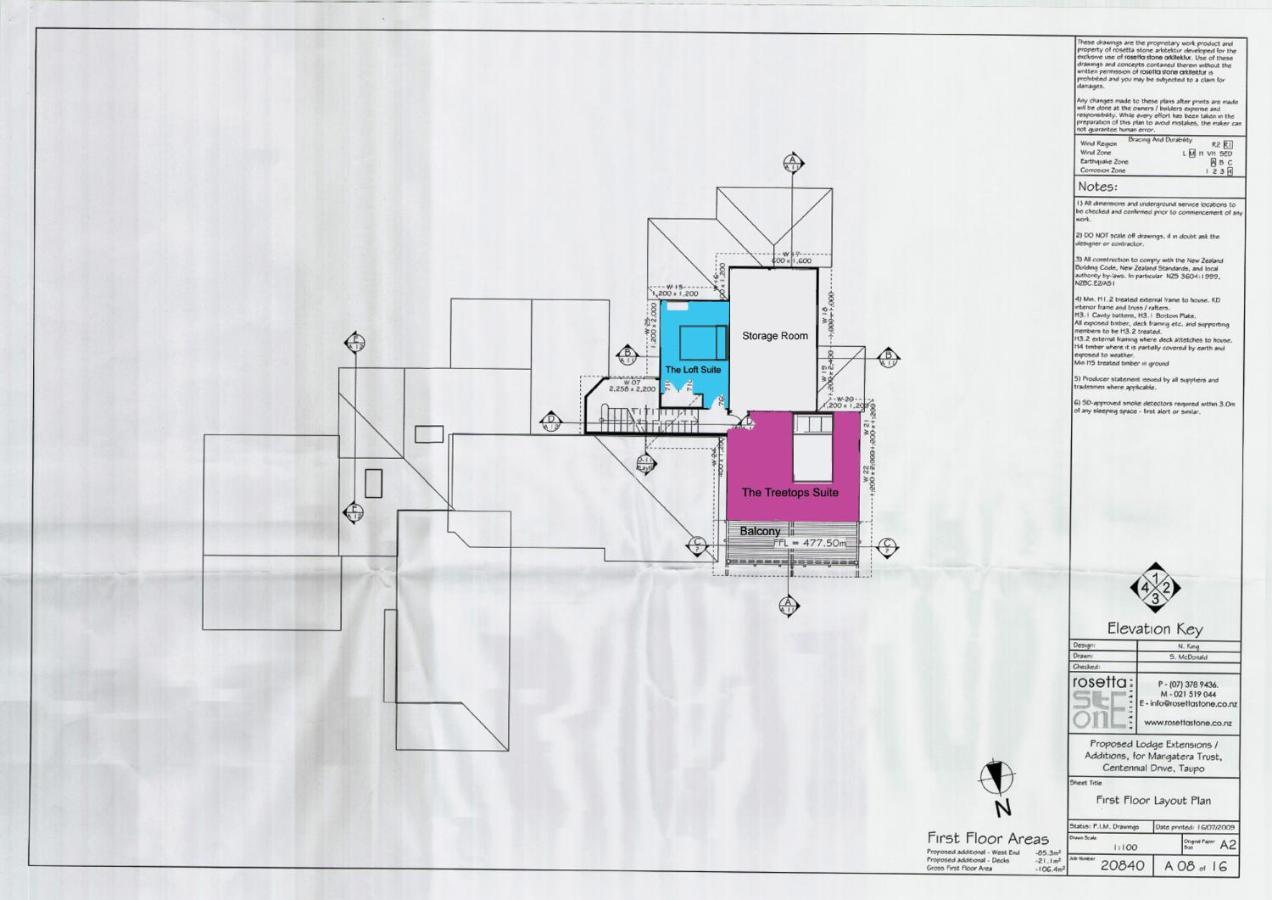 Centennial House Taupo Exterior foto